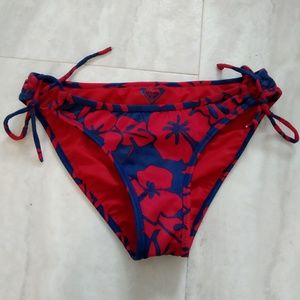 Roxy reversible hibiscus print bikini bottom